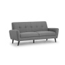Julian Bowen Monza 3 Seater Compact Retro Sofa