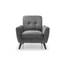 Julian Bowen Monza Chair - Dark Grey Velvet