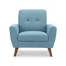 Julian Bowen Monza Compact Retro Chair - Blue