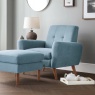 Julian Bowen Monza Compact Retro Chair - Blue