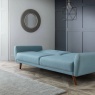 Julian Bowen Monza Fabric Sofa Bed - Blue