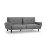 Julian Bowen Monza Fabric Sofa Bed - Grey