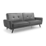 Julian Bowen Monza Sofa Bed - Dark Grey Velvet