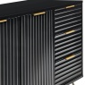Julian Bowen Murano Large Sideboard - Matt Black