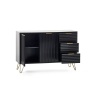 Julian Bowen Murano Large Sideboard - Matt Black