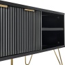 Julian Bowen Murano TV Unit - Matt Black