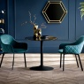Julian Bowen Nero Round Table 80cm - Black