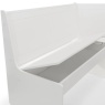Julian Bowen Newport Corner Dining Set With Storage Bench - Surf White