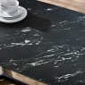Julian Bowen Olympus Dining Table - Black Marble