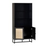 Julian Bowen Padstow Tall Bookcase - Black