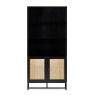 Julian Bowen Padstow Tall Bookcase - Black