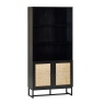 Julian Bowen Padstow Tall Bookcase - Black