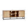Julian Bowen Padstow TV Unit - Oak