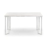Julian Bowen Positano Dining Table - Marble & Chrome