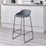 Julian Bowen Rocco Stool - Dark Grey