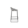 Julian Bowen Rocco Stool - Light Grey
