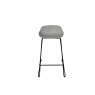 Julian Bowen Rocco Stool - Light Grey