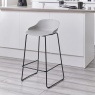 Julian Bowen Rocco Stool - Light Grey