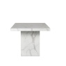Julian Bowen Rome Dining Table - White