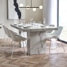 Julian Bowen Rome Dining Table - White
