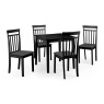 Julian Bowen Rufford Dining Table - Black