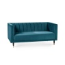 Julian Bowen Salma Scalloped Back 2 Seater - Teal