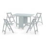 Julian Bowen Savoy Dining Set - Light Grey