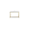 Julian Bowen Scala Dining Table - Gold