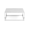Julian Bowen Scala Marble Top Coffee Table - White