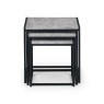 Julian Bowen Staten Concrete Nest Of 3 Tables