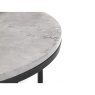 Julian Bowen Staten Concrete Round Nesting Coffee Table