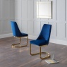 Julian Bowen Vittoria Cantilever Dining Chair - Blue
