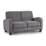 Julian Bowen Vivo 2 Seater Sofa - Dusk Grey Chenille