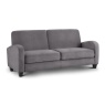 Julian Bowen Vivo 3 Seater Sofa - Dusk Grey Chenille
