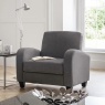 Julian Bowen Vivo Chair - Dusk Grey Chenille