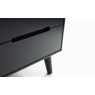 Julian Bowen Alicia 2 Drawer Bedside - Anthracite