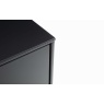 Julian Bowen Alicia 2 Drawer Bedside - Anthracite
