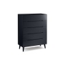 Julian Bowen Alicia 5 Drawer Chest - Anthracite