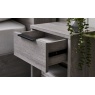 Julian Bowen Bali 1 Drawer Bedside - Grey Oak