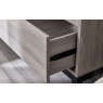 Julian Bowen Bali 2 Door 1 Drawer Wardrobe - Grey Oak