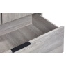 Julian Bowen Bali 2 Door 1 Drawer Wardrobe - Grey Oak