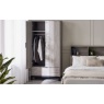 Julian Bowen Bali 2 Door 1 Drawer Wardrobe - Grey Oak