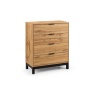Julian Bowen Bali 4 Drawer Chest - Light Oak