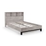 Julian Bowen Bali Bedframe with Bookcase Headboard - Grey Oak