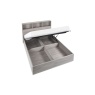 Julian Bowen Bali Ottoman Storage Bedframe - Grey Oak