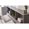 Julian Bowen Bali Ottoman Storage Bedframe - Grey Oak