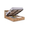 Julian Bowen Bali Ottoman Storage Bedframe - Light Oak