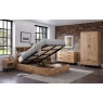 Julian Bowen Bali Ottoman Storage Bedframe - Light Oak