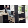 Julian Bowen Blaze Gaming Bunk Bed - Black & Pale Wood