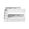 Julian Bowen Camelot Bunk Bed with Staircase - White